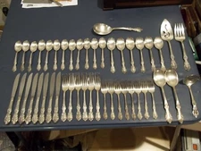 GRAND ELEGANCE Pattern Silverplate Flatware Single Piece Made 1959 Wm. Rogers