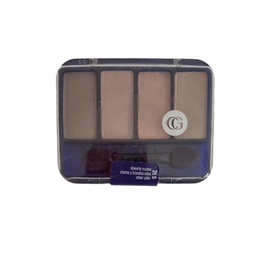 COVERGIRL Eye Enhancers 4-Kit Eye Shadow Quad Palette, 265 SHEERLY NUDES