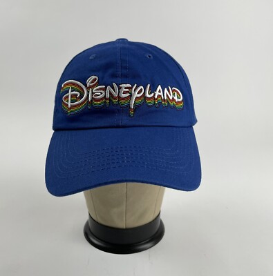 Disney Disneyland Embroidered Blue Baseball Hat Cap Adult