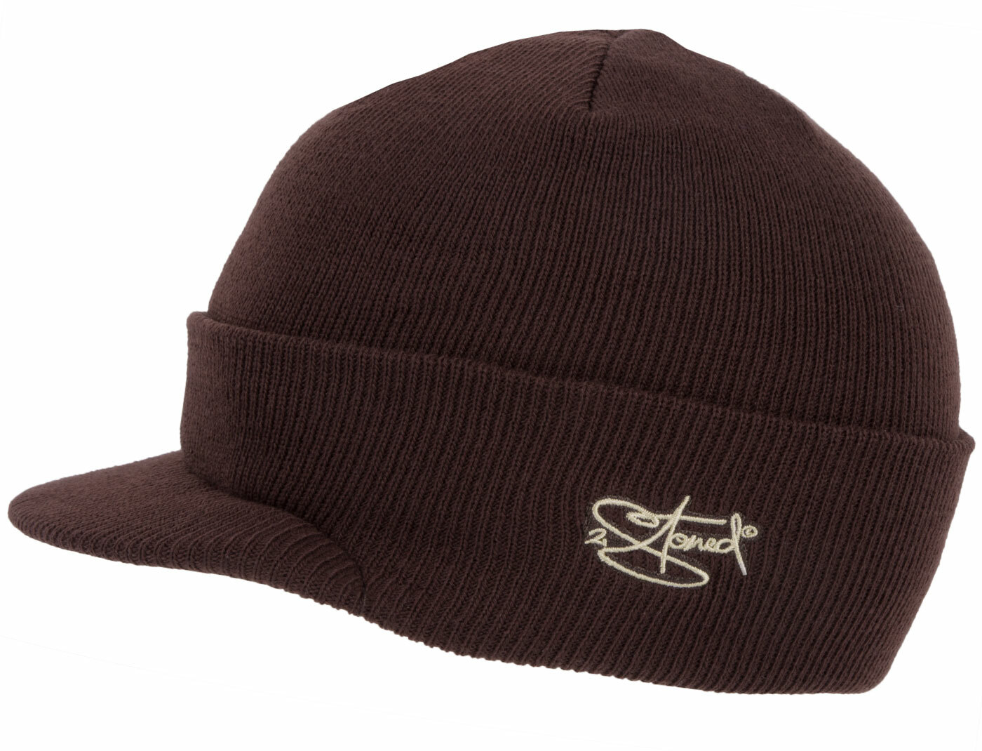 mit Schirm Visor Beanie Cap Deluxe 