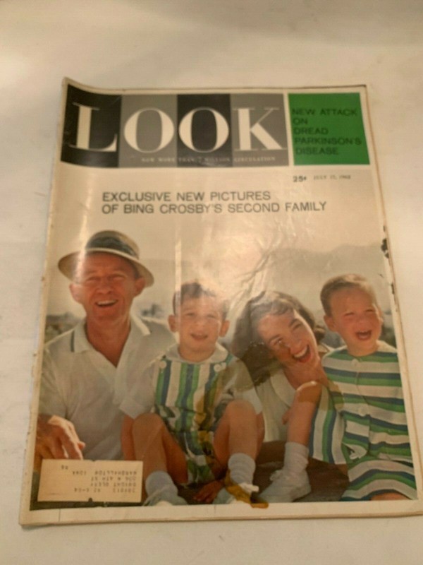 July 17 1962 Look Magazine Bing Crosby's Second Family