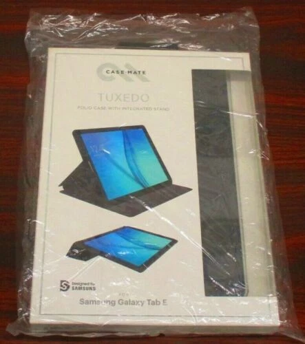 Lector de libros electrónicos y tablet de nylon negro Estuches, Fundas y teclado Folios Para Samsung Galaxy Tab E