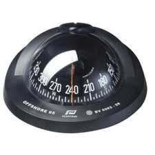BUSSOLA OFFSHORE 95 DA INCASSO NERA CON ROSA CONICA NERA ACCESSORI BARCA NAUTICA