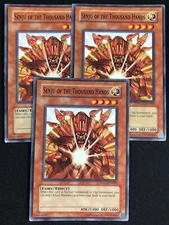 YUGIOH SENJU OF THE THOUSAND HANDS DLG1-EN089 COMMON X3 (LP)