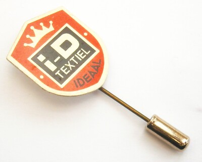 R363) ID Textiel Textil Vintage Werbung Krawatte Anstecknadel Anstecker