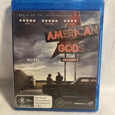 American Gods : Season 1 (Blu-ray, Region B, 2017) GC-VGC Fast Free AUS Postage