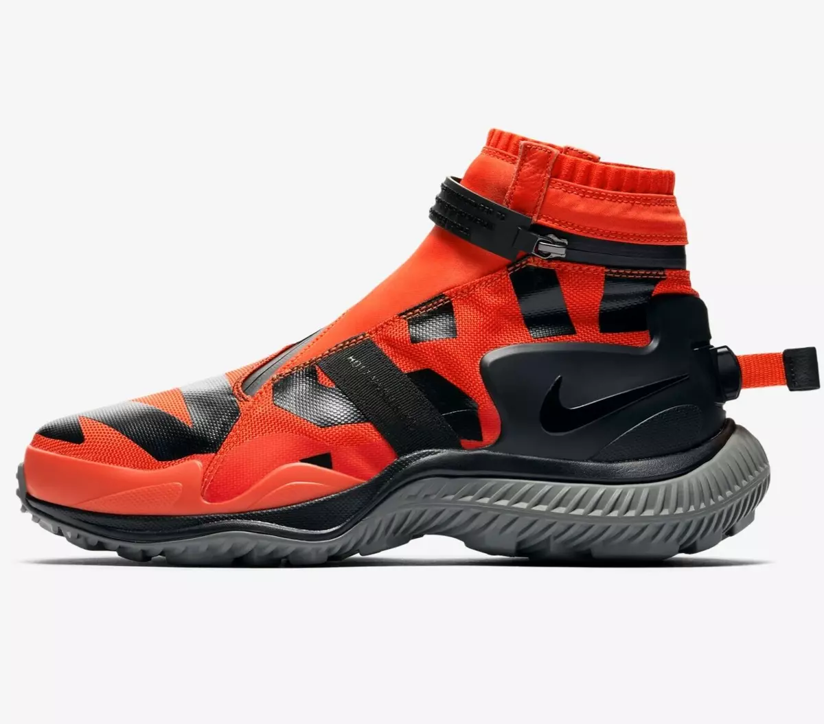 Nike NSW Gaiter Boot SIZE 8 AA0530 800 Team Orange Black Lab OG QS