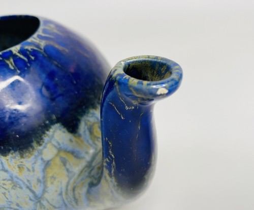 Vintage SEA OTTER Gooseneck Teapot By Artist Doug Wylie Clayfish 1985 - Picture 4 of 15