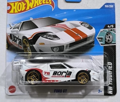 INHAND 2025 Hot Wheels Case J Mainline ' Ford GT Borla - SHORT
