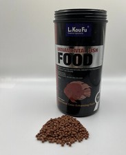 Likoufu Blood Red parrot Cichlid color enhancing Food Medium Pellets 1000ml