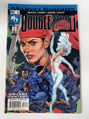 DOUBLE - SHOT #3 Elektra Cloak & Dagger Marvel Knights Marvel Comics 2002 VF/NM