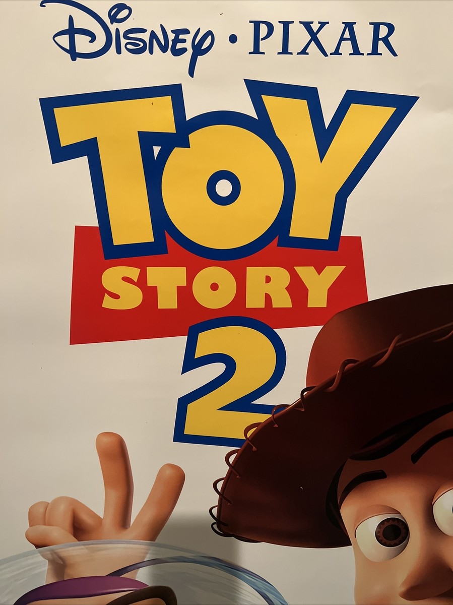 DISNEY Pixar TOY STORY 2 Original DS MOVIE POSTER Buzz Woody