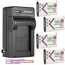 Kastar Battery AC Charger for Pentax D-LI78 DLI78 PENTAX Optio M60 Optio S1