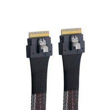 Cablecy PCI-E Slimline 4.0 SFF-8654 8i 74pin to SFF-8654 74Pin Slim SAS Cable