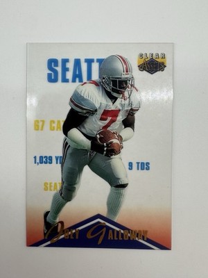 1996 Classic Clear Assets Football #31 Joey Galloway Seattle Seahawks