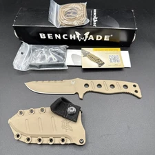 Benchmade 375 Adamas Sibert Design D2 Steel Fixed with Sheath