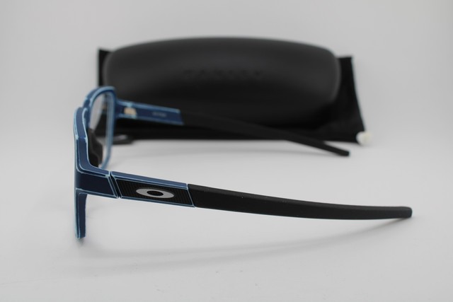 NEW OAKLEY OX8154-0554 MITER SATIN LIGHT BLUE BLACK AUTHENTIC
