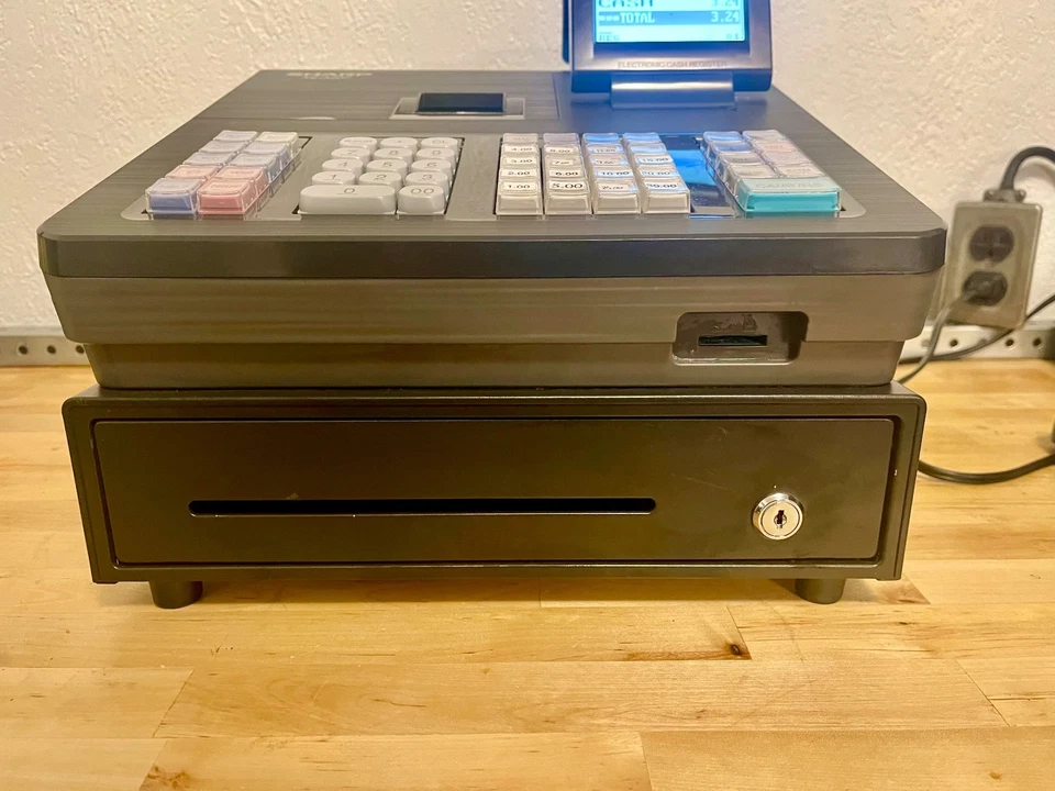 Registro eletrônico Sharp XE-A207 – Ótimo estado, TESTADO, sem chave - Imagem 3 de 4