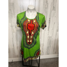Green mini dress