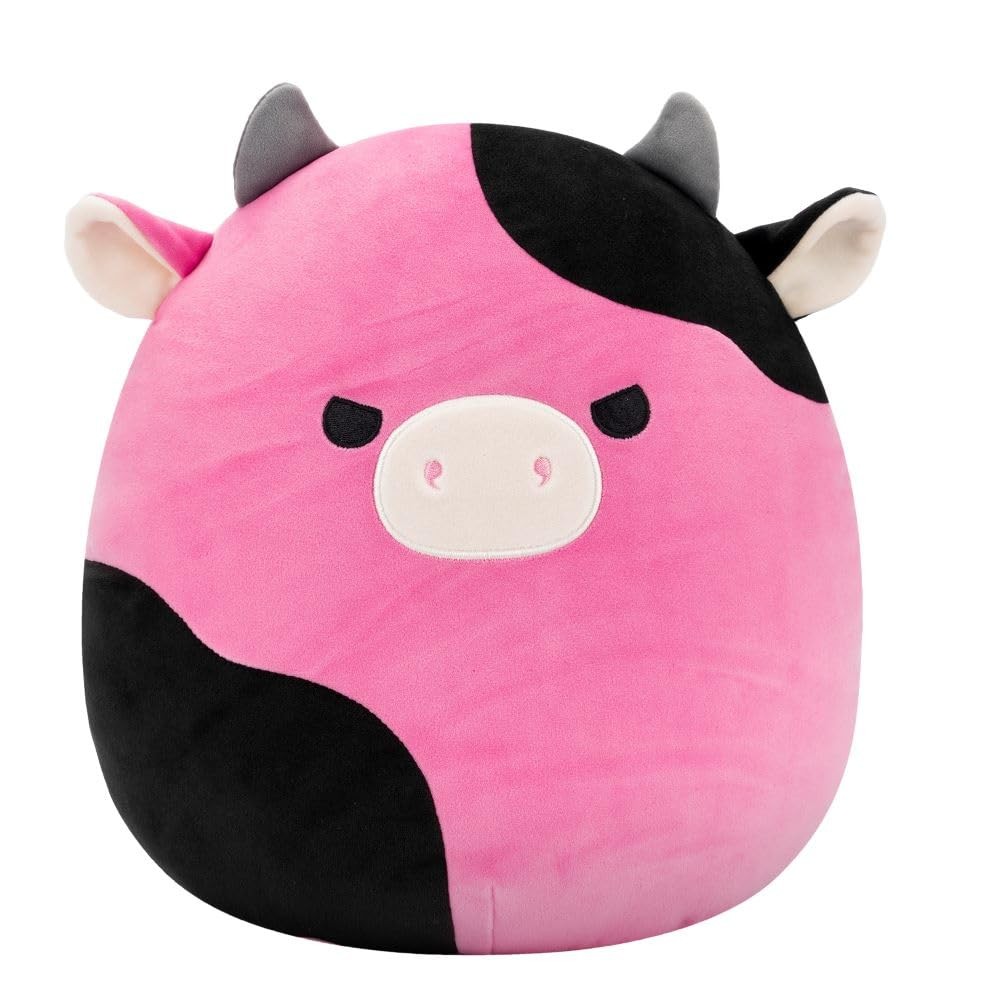 Squishmallows SQCR07676 - Pollyanna die Kuh 30 cm, offizielles Jazwares Plüsch
