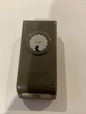 Stampin up Retired 7/8  Scalloped Circle Paper Punch