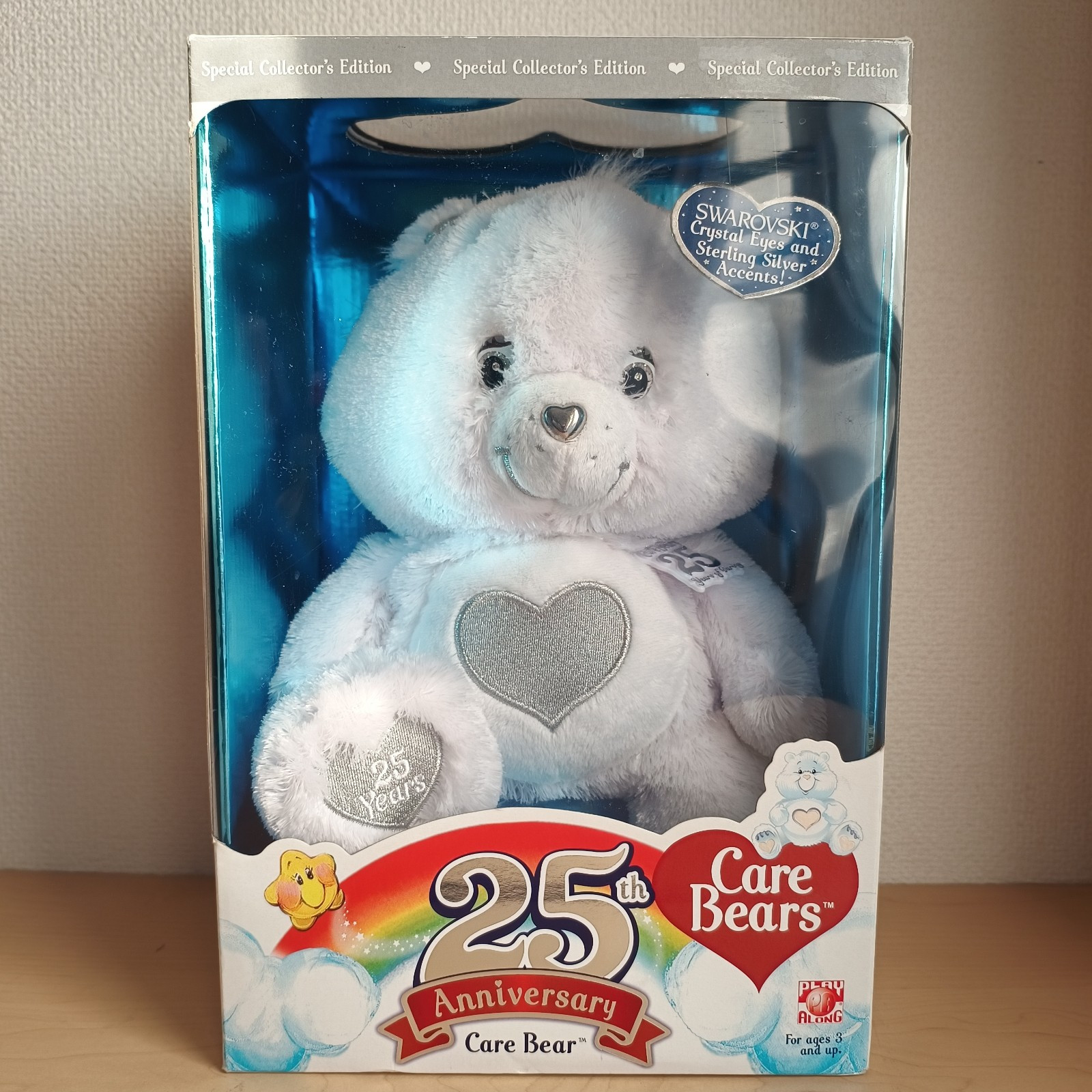 Care Bears 25th Anniversary Bear w/ Swarovski Eyes Boxed