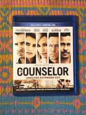 The Counselor (Blu-Ray, 2013) Unrated Extended Cut Ridley Scott Cormac McCarthy