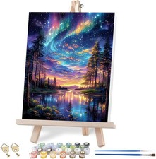 VIGEGU Aurora Paint by Numbers Kit for 10X12 Inches, Numbers-0729-07