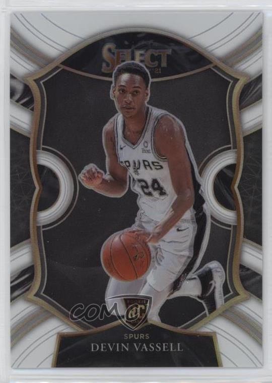 2020 Panini Select Concourse White Prizm /149 Devin Vassell #71 Rookie RC 14cm