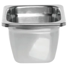 Bon Chef 5221 Stainless Steel Space Saver Bowl, 1-1/4 Quart Capacity, 6" Length