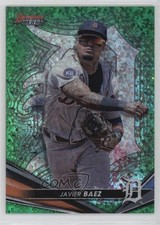 2022 Bowman's Best Green Mini-Diamond Refractor /99 Javier Baez #60 1m63