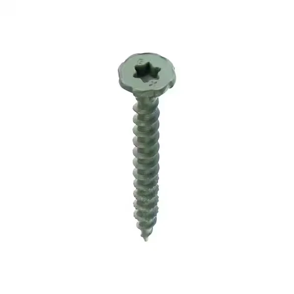 (575-Pk) Tornillos de tablero de cemento de cabeza plana Rock-On Star #9 x 1-5/8" 23515 Foto 2 de 3