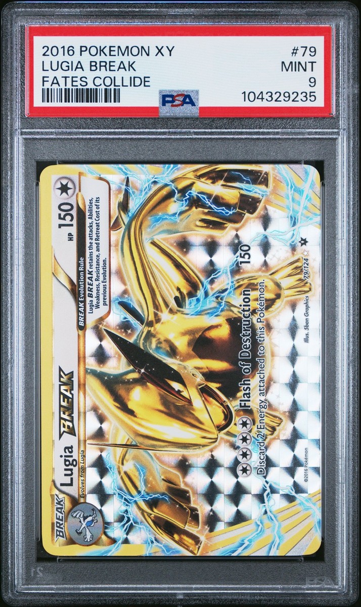 2016 POKEMON XY FATES COLLIDE #79 LUGIA BREAK PSA 9 | eBay