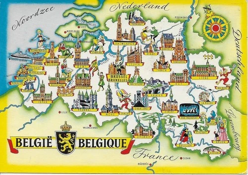 Belgium postcard
