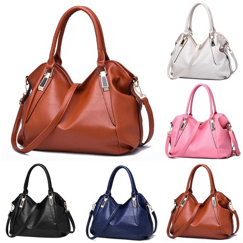 Women Lady Leather Handbags Messenger Shoulder Bags Tote Satchel Purse Large