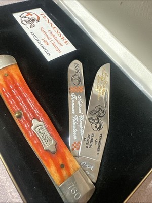 Case 1998 TN Vols Championship Knife Mint Condition In Original