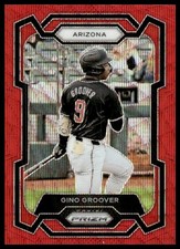 2024 Panini Prizm #91 Gino Groover Ruby Wave Prizms