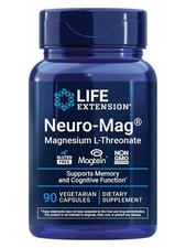 Life Extension Neuro-Mag Magnesium L-Threonate Supplement, 2000mg, 90 Cap