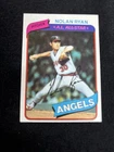 New ListingTopps 1980 Nolan Ryan #580 California Angels MLB All-Star Autographed Card