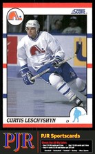 Curtis Leschyshyn 1990-91 Score American #92 Quebec Nordiques Rookie