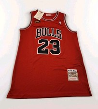 🔥 Michael Jordan 🔥 #23 Bulls 1997-98 NBA FINALS Jersey Men's XL