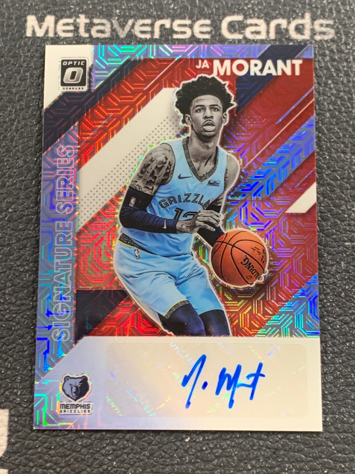 2019-20 Donruss Optic Signature Series Choice Prizm RC Ja Morant Grizzlies