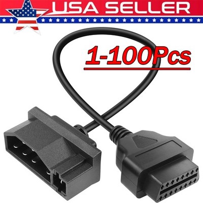 For Ford Engine Repair Tool 7 Pin OBD1 to OBD2 Cable Adapter Code Reader Scanner