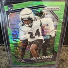 2025 Panini Prizm Football Green Flash Malaki Starks #310