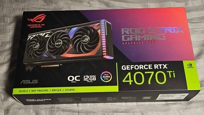 ASUS ROG STRIX GeForce RTX 4070 Ti OC 12GB GDDR6X GPU Boxed