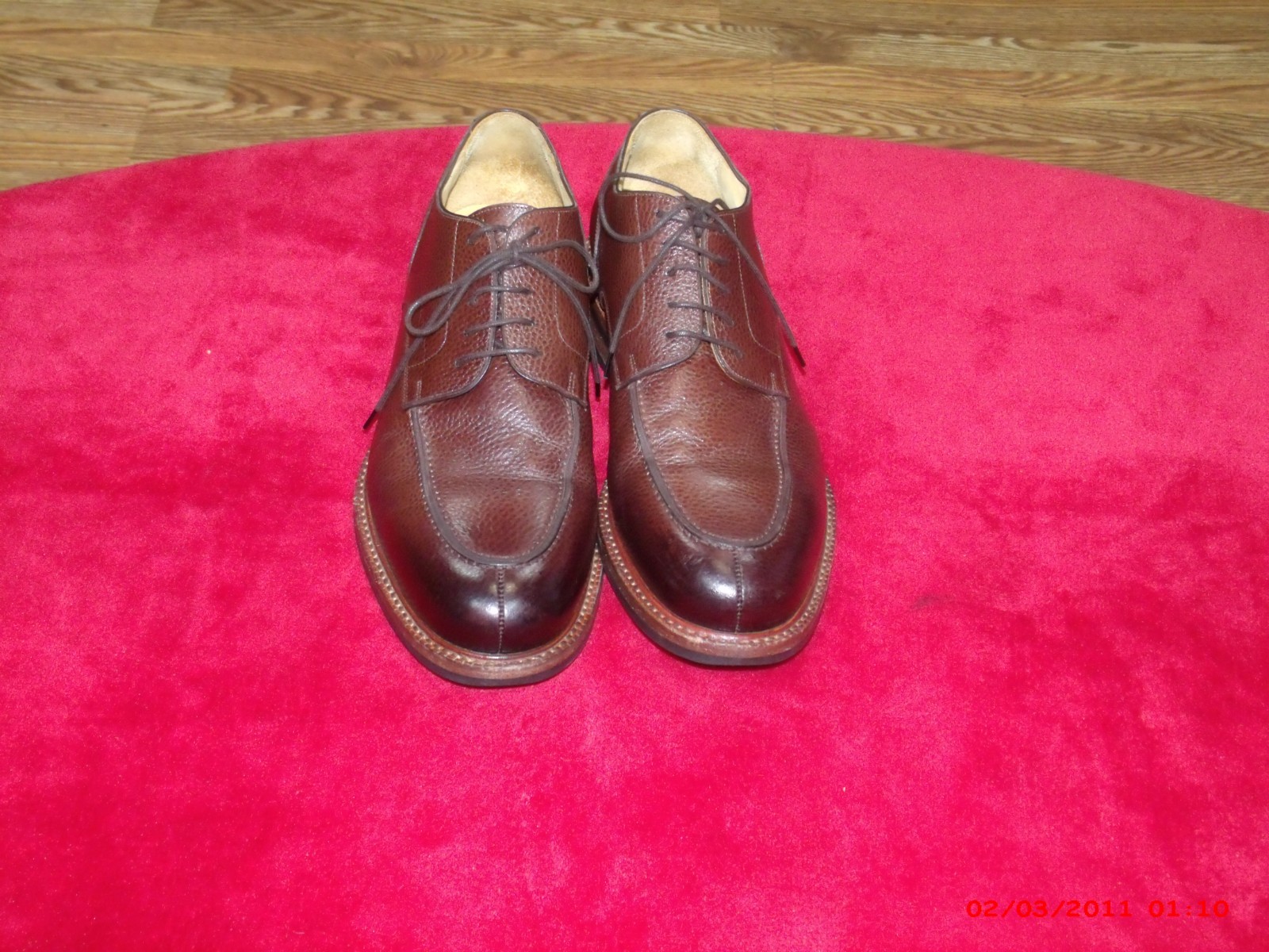 Beckett Simonon Anders Men Split Toe Pebbled Derb… - image 1