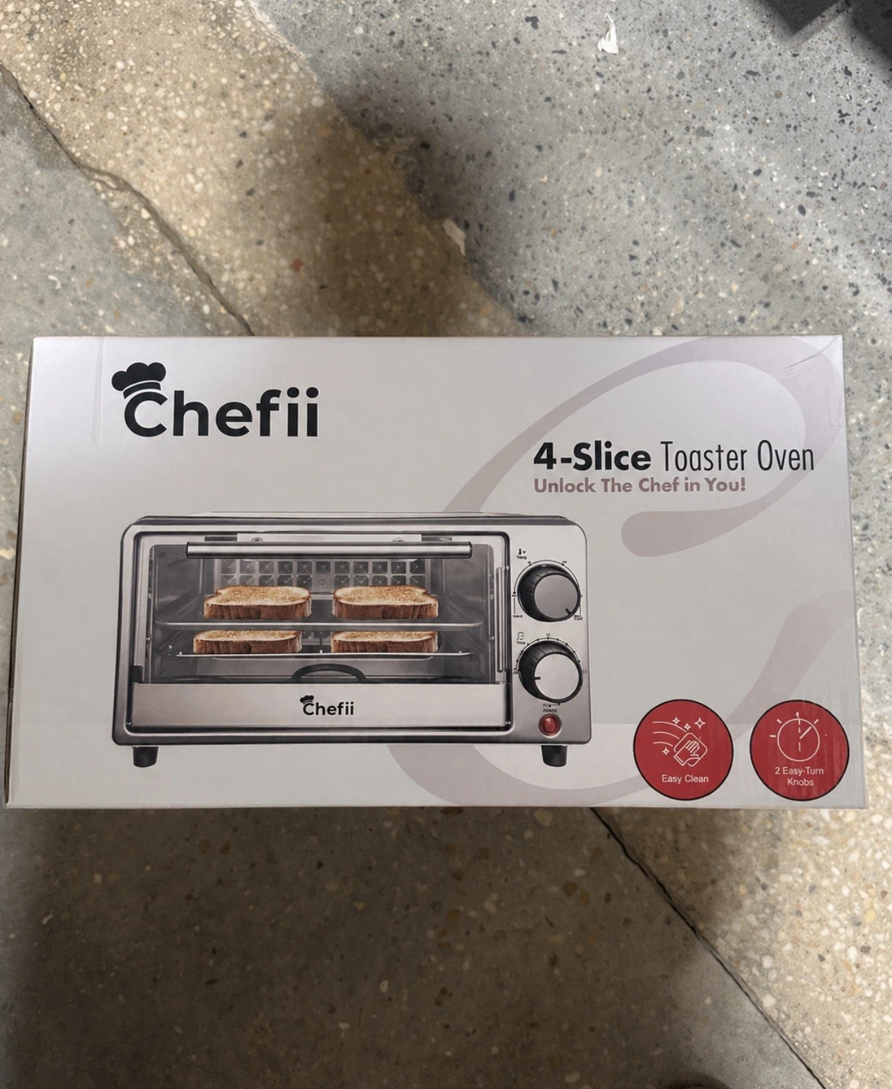 Chefii 4 Slice Toaster Oven
Opens in a new window or tab