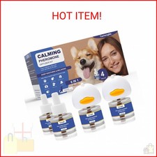 TachengMc Dog Calming Pheromones Diffuser, 6 in 1 Kit Appeasing Pheromone Diffus