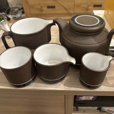 Hornsea Contrast Teapot cup and jugs  1970's Lancaster bundle Oven Tableware