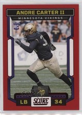 2023 Score Rookies Red Andre Carter II #375 5w0
